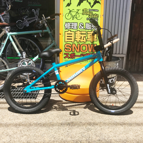 子供サイズ 16インチbmxおすすめ Sunday サンデーバイク Blueprint Toolate Sports トゥーレイトスポーツ 富山の 自転車店 スノースクートプロショップ