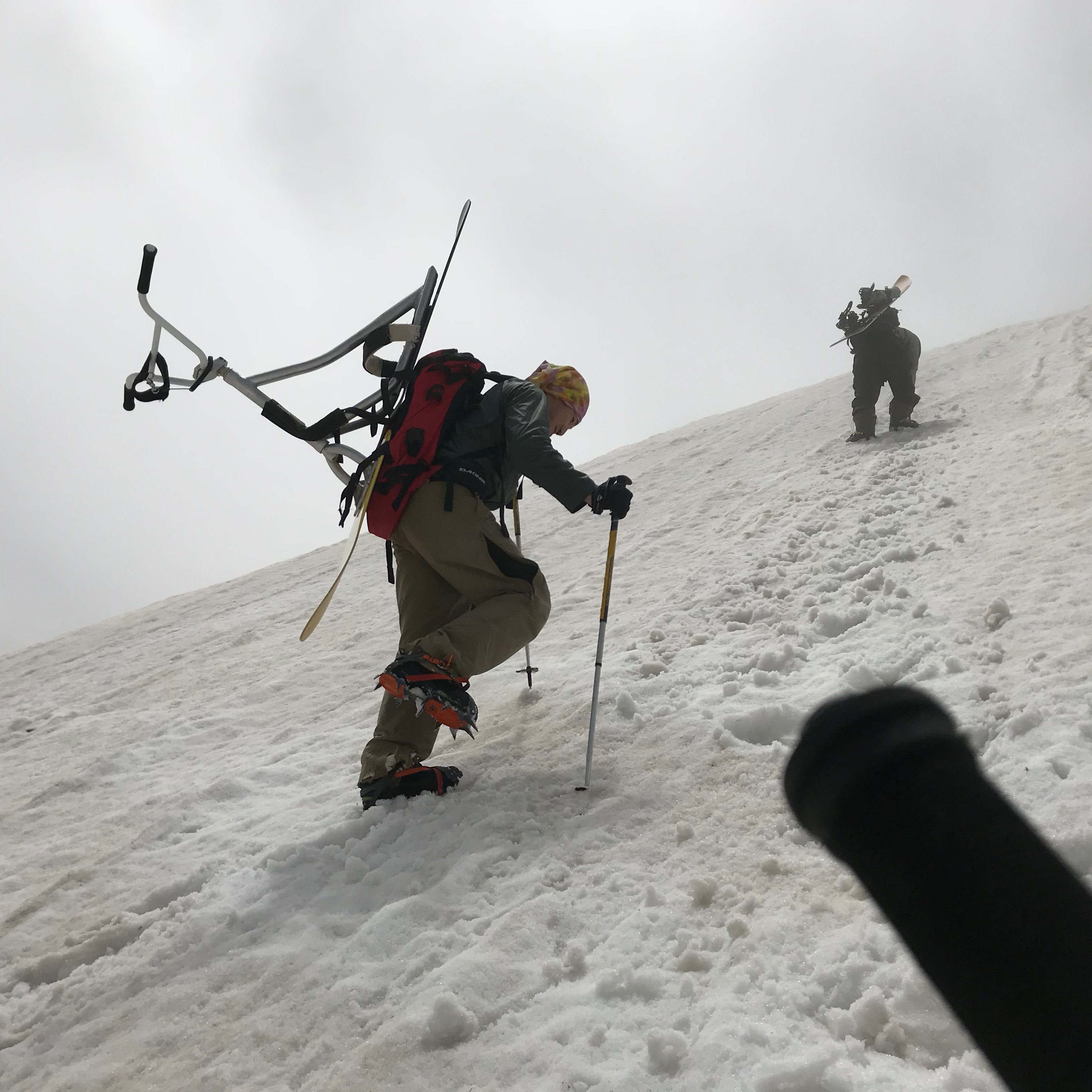 スノースクートでバックカントリー写真集特集 雪山登攀 Toolate Sports トゥーレイトスポーツ 富山の自転車店 スノースクートプロショップ
