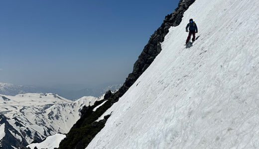 スノースクート　バックカントリー　立山　剱岳アタックレポート