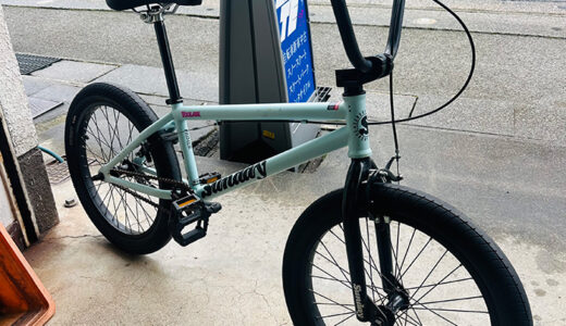 古いBMXを街乗り通勤仕様に。スタンド、フロントブレーキ取り付け