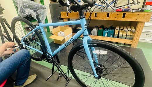 サーリー　プレアンブル　フラットバー組み上げ　女性も自転車に乗りやすい、そんな一台。ご注文ありがとうございました！