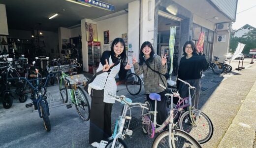 5月もレンタルサイクルご利用ありがとうございました。富山の魅力を自転車で発見！