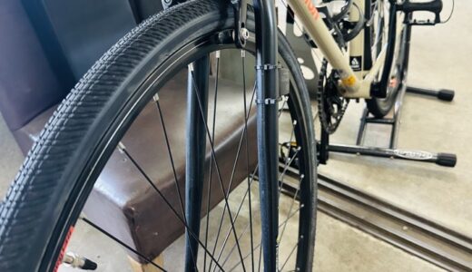 作業日誌：中古ロードバイクの変速調整をしました。