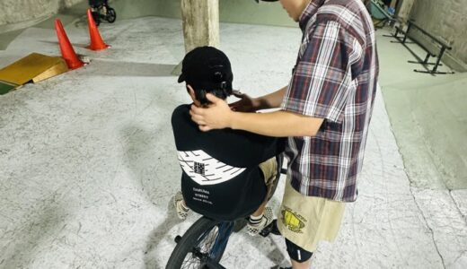 昨日はBMXビギナースクール。暑い中お疲れ様でした。