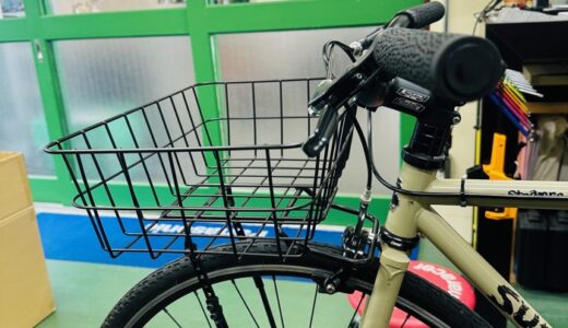 作業日誌：サーリーに昭和インダストリーズのフロントカゴを取り付けしました