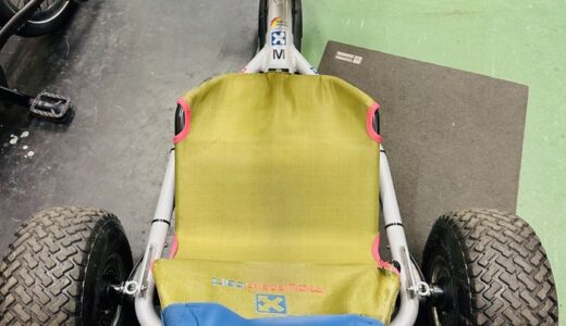 作業日誌：少し変わった乗り物の修理　マウンテンカートのブレーキオイル補充と調整。