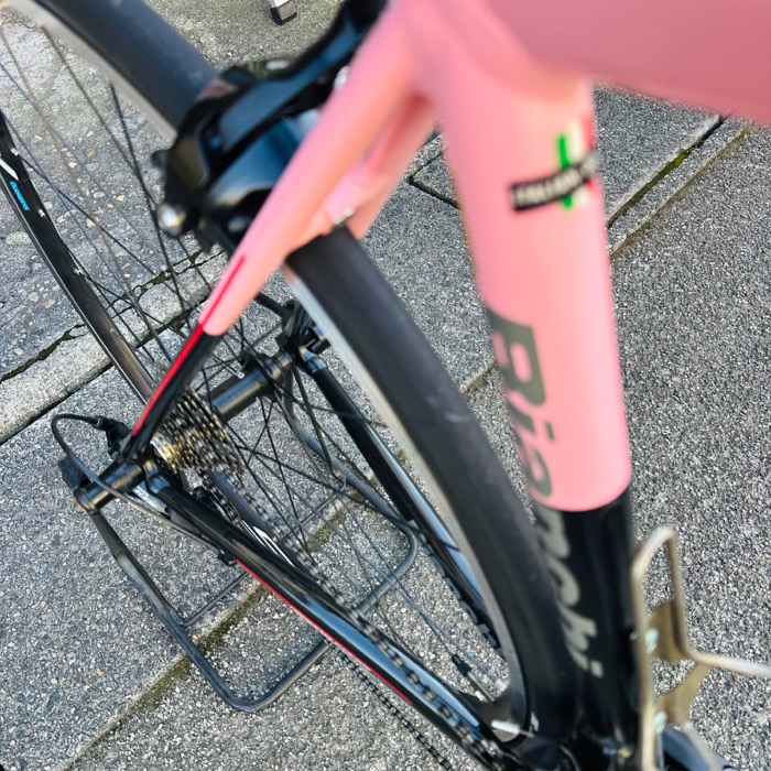 Bianchiロードバイクのフレーム詳細