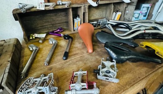 ガレージパーツコーナー、アップデート！中古自転車パーツいろいろ揃っています