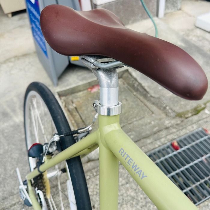 RITEWAYのサドルとシートポスト周辺